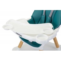 Стульчик для кормления Caretero TUVA DARK GREEN